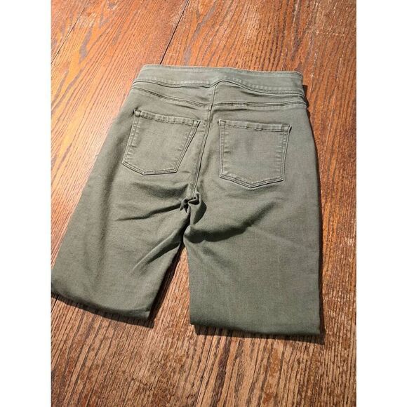 WHBM White House Black Market Women’s Size 0 Skinny Ankle Pants Gray Green Denim - Picture 3 of 3